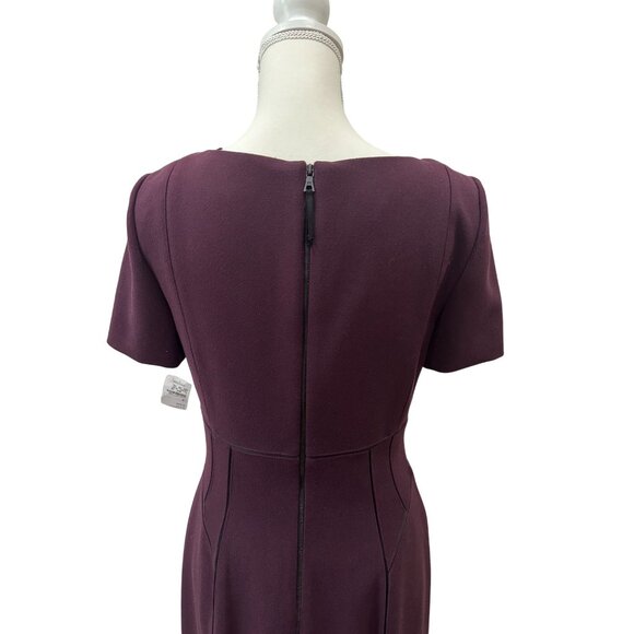 KAY UNGER Deep Purple Cocktail Dress Size 8 NEW New with tags - Picture 7 of 11